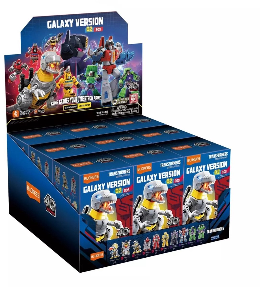 Transformers - Galaxy Version 02 SOS [Counter Display Box]